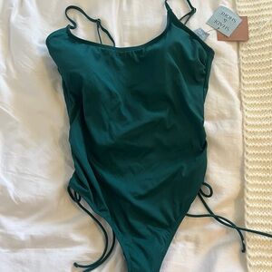 NWT Emerald Green One-Piece Swimsuit